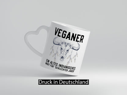 Veganer | schlechter Jäger Witz Indianer Sprichwort lustiger Spruch Geschenk