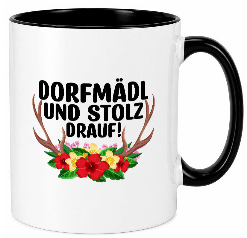 Dorfmädel und stolz drauf | Dorfkind Dorf v2 Geschenkidee Humor Tasse