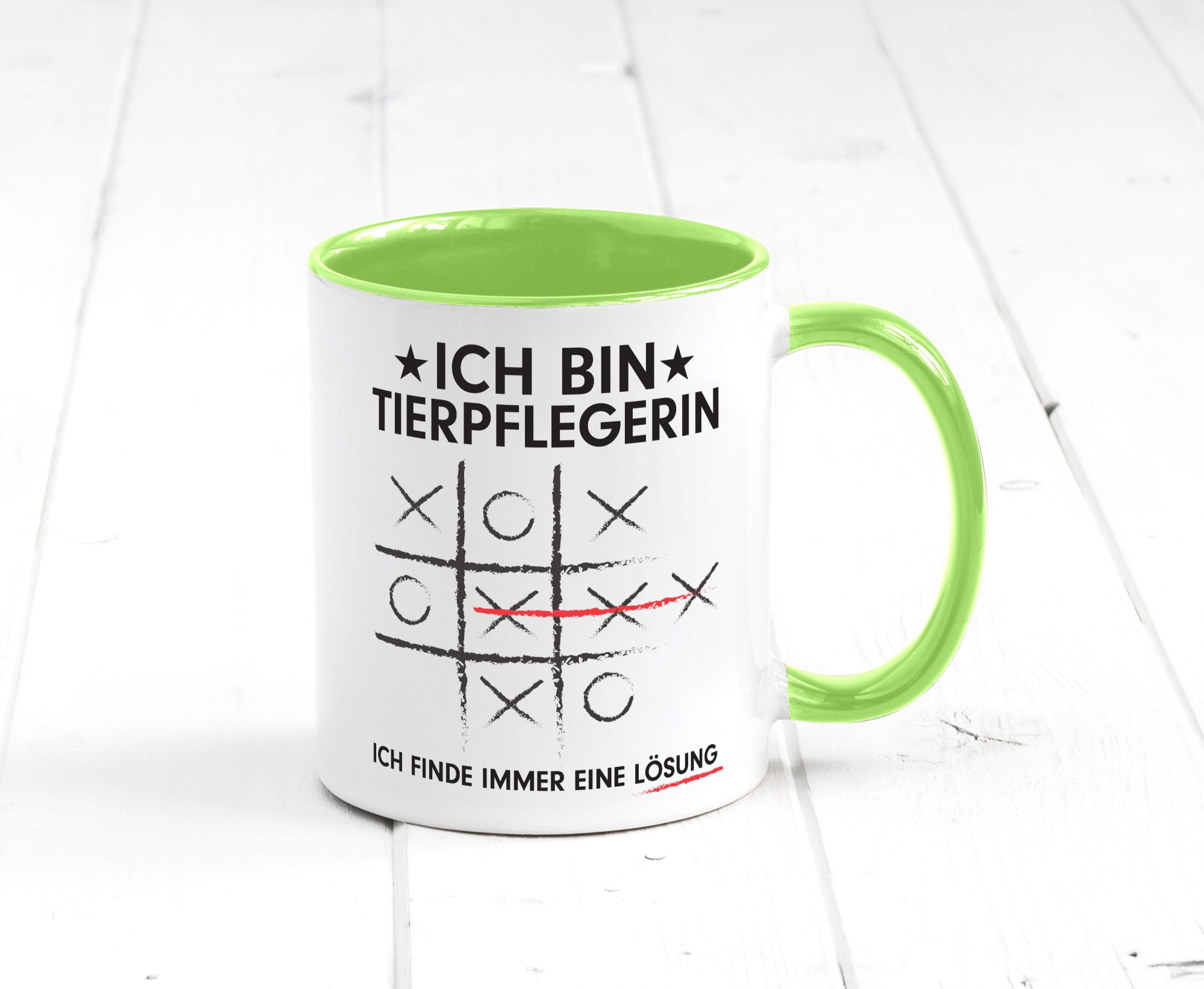 Löse Probleme: Tierpflegerin | Pflegeberuf Tierheim v3 Humor Arbeit Kollegen