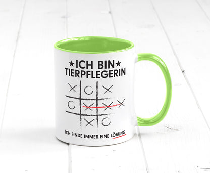 Löse Probleme: Tierpflegerin | Pflegeberuf Tierheim v3 Humor Arbeit Kollegen