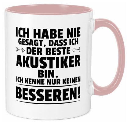 Keinen Besserer Akustiker | Akustik Hörgeräteakustik Geschenkidee Humor Tasse
