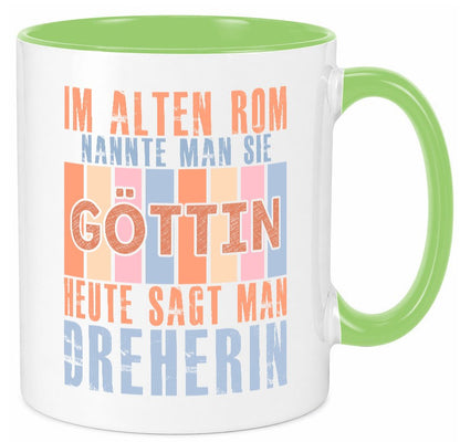 Heute sagt man: Dreherin | Fräser Dreher lustig Humor Geschenkidee Geschenk Tasse