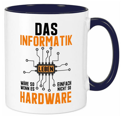 Informatik Leben | Hardware Nerd Software Entwickler Geschenkidee Humor Tasse
