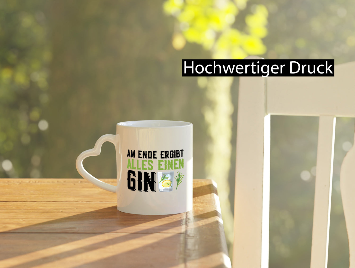 Am ende ergibt alles einen Gin | Tonic Party lustig Humor Geschenkidee Geschenk