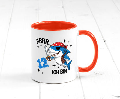12. Geburtstag | 12 Jahre Arr Pirat Hai Piraten Geschenk Geschenkidee lustiger
