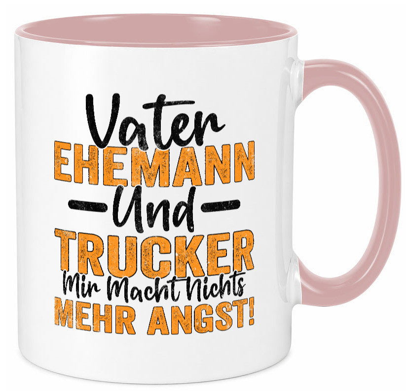 Vater Ehemann Trucker | Driver LKW Fahrer v2 Geschenk Familie Geschenkidee Tasse