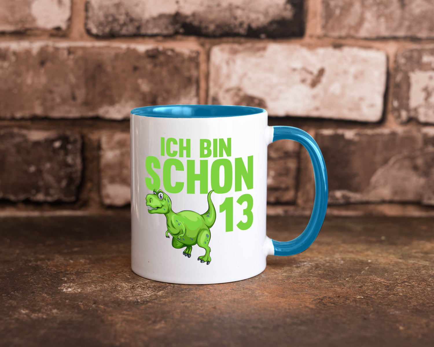13. Geburtstag | 13 Jahre Dino Dinosaurier Humor Geschenkidee Tasse