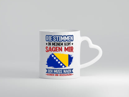 Bosnien und Herzegowina | Urlaub Stimmen in meinem Kopf Geschenk Humor