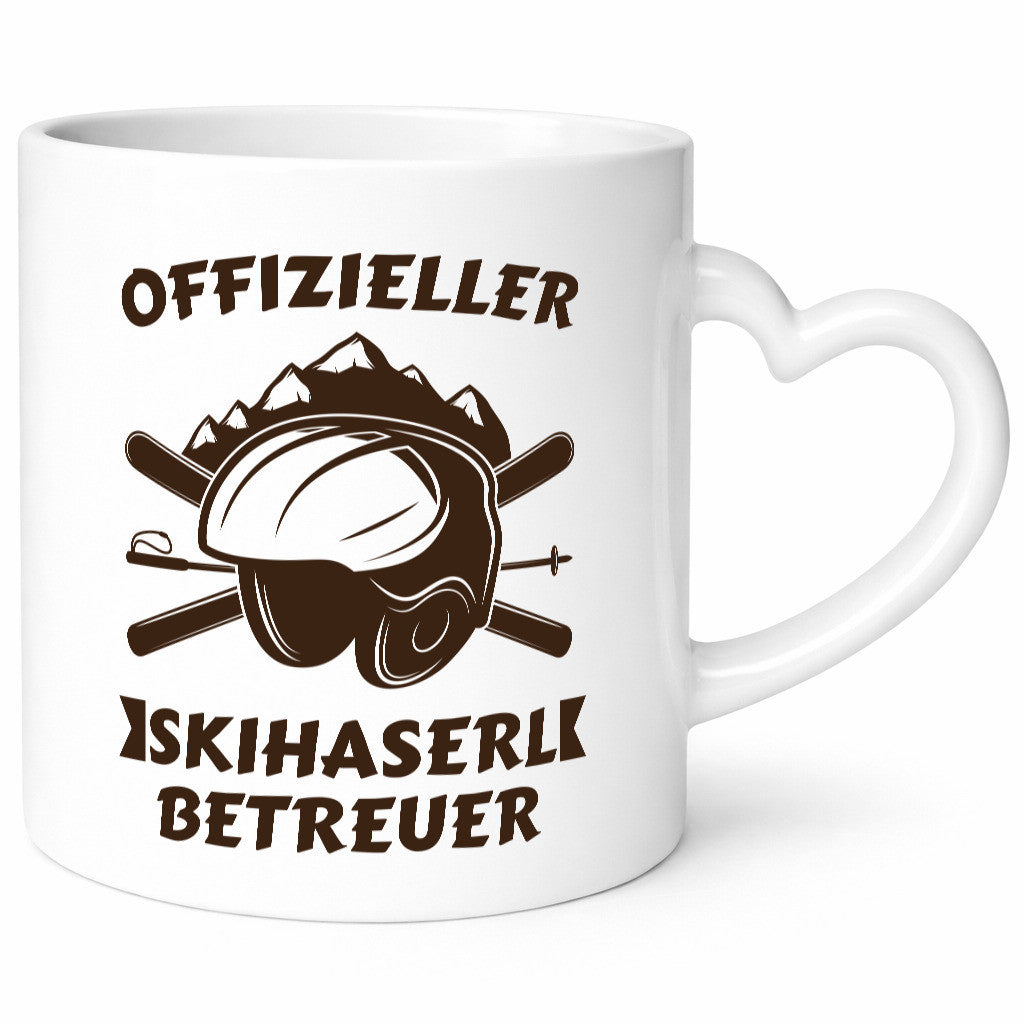 Offizieller Skihaserl Betreuer | Skihelm Skistöcke Berge Humor Geschenkidee