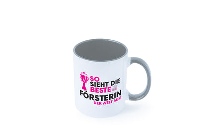 Die Weltbeste Försterin | Forst Arbeit Humor Kollegen Büro Geschenkidee Tasse