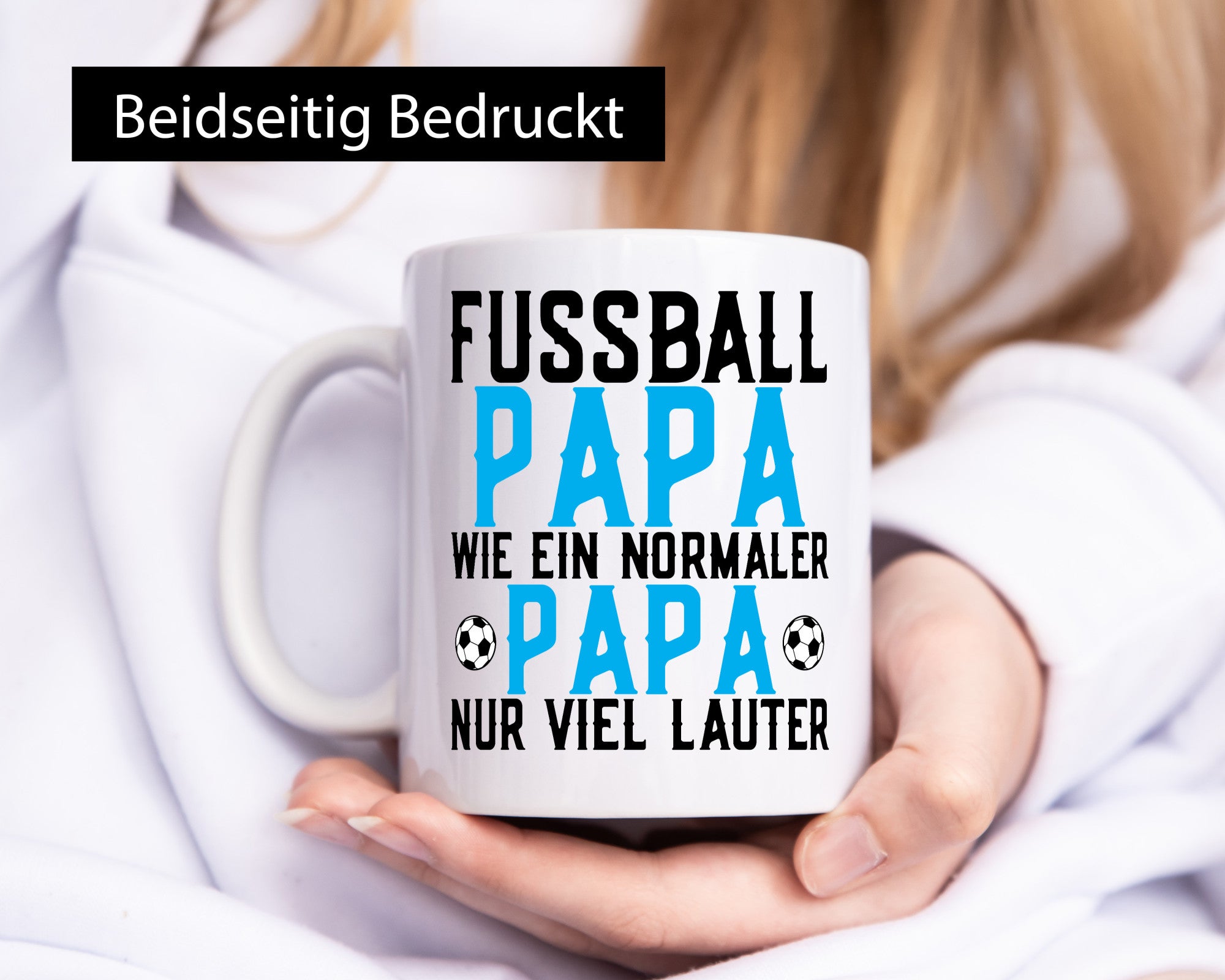 Fußball Papa | Sportfan Vatertag witziger Spruch Geschenkidee Familie Humor