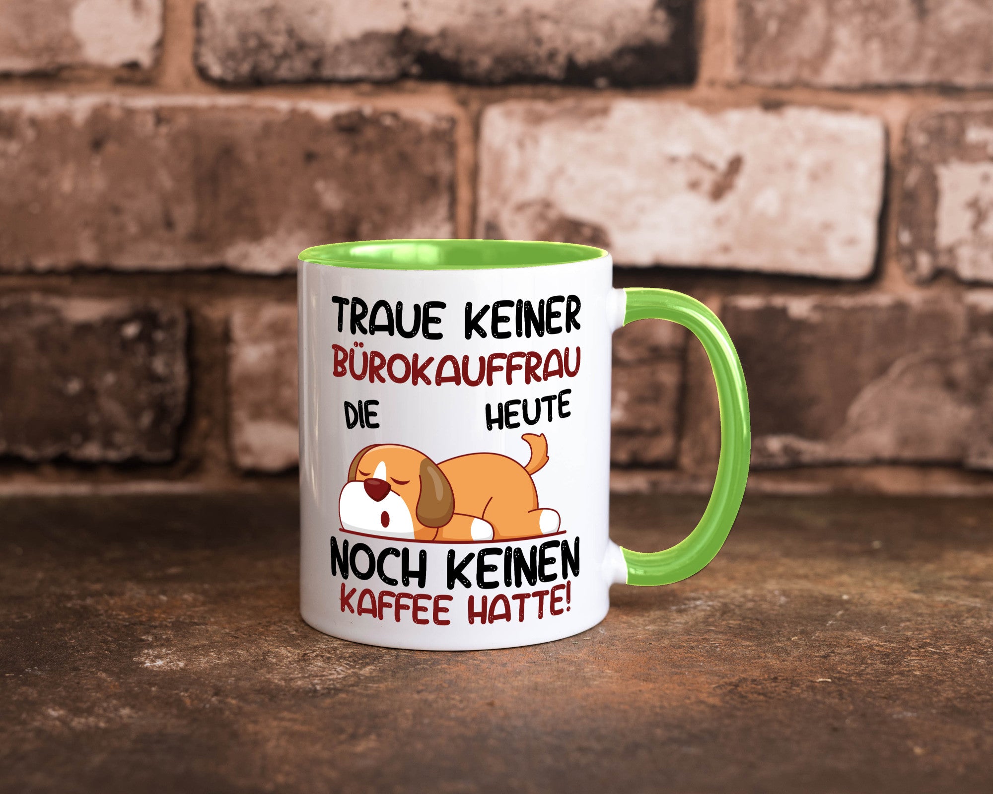Traue keiner Bürokauffrau | Kauffrau lustig Arbeit Kollegen Büro Geschenk Tasse