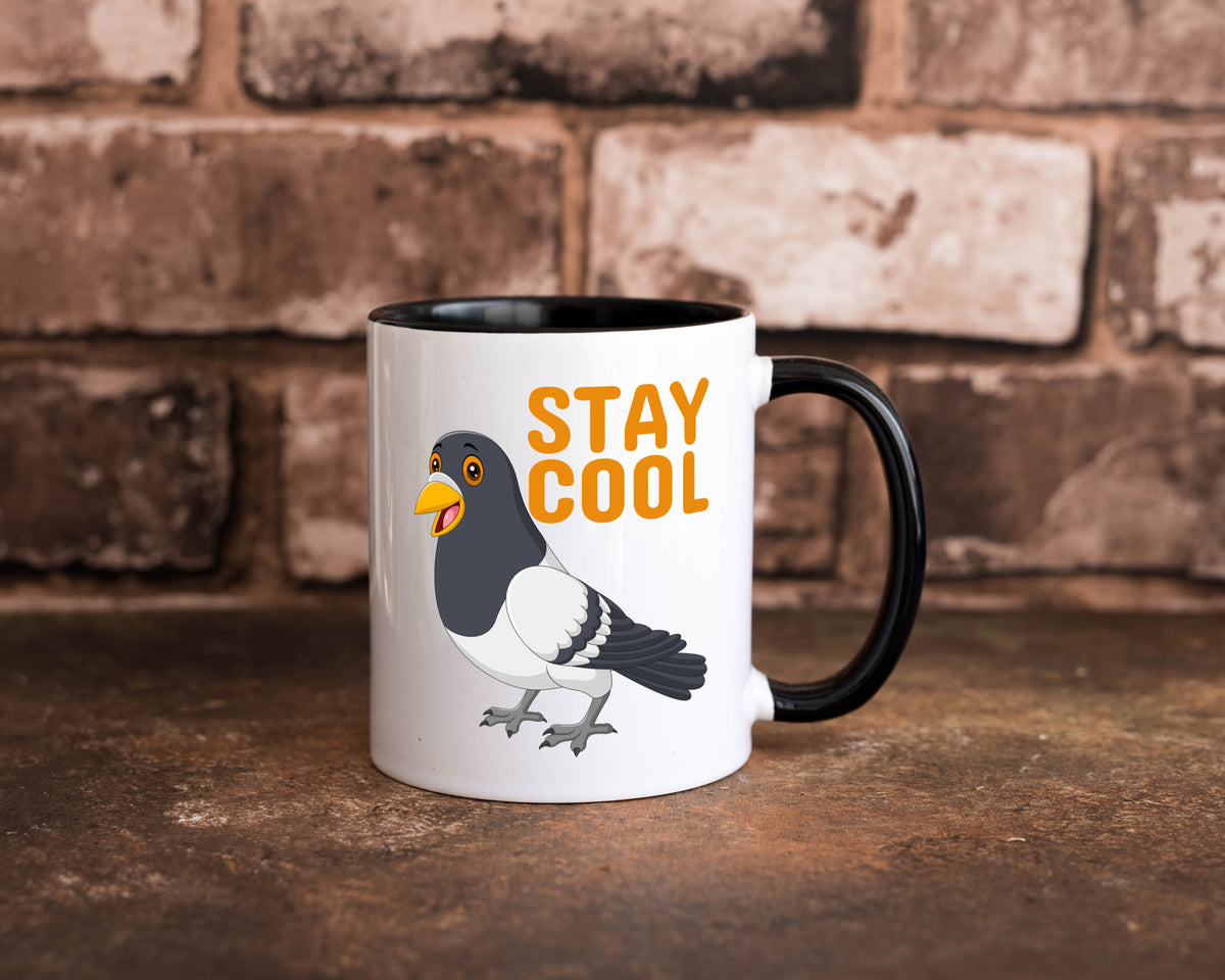 Stay Cool | coole Taube Motiv Tasse Jugendliche Humor Geschenkidee