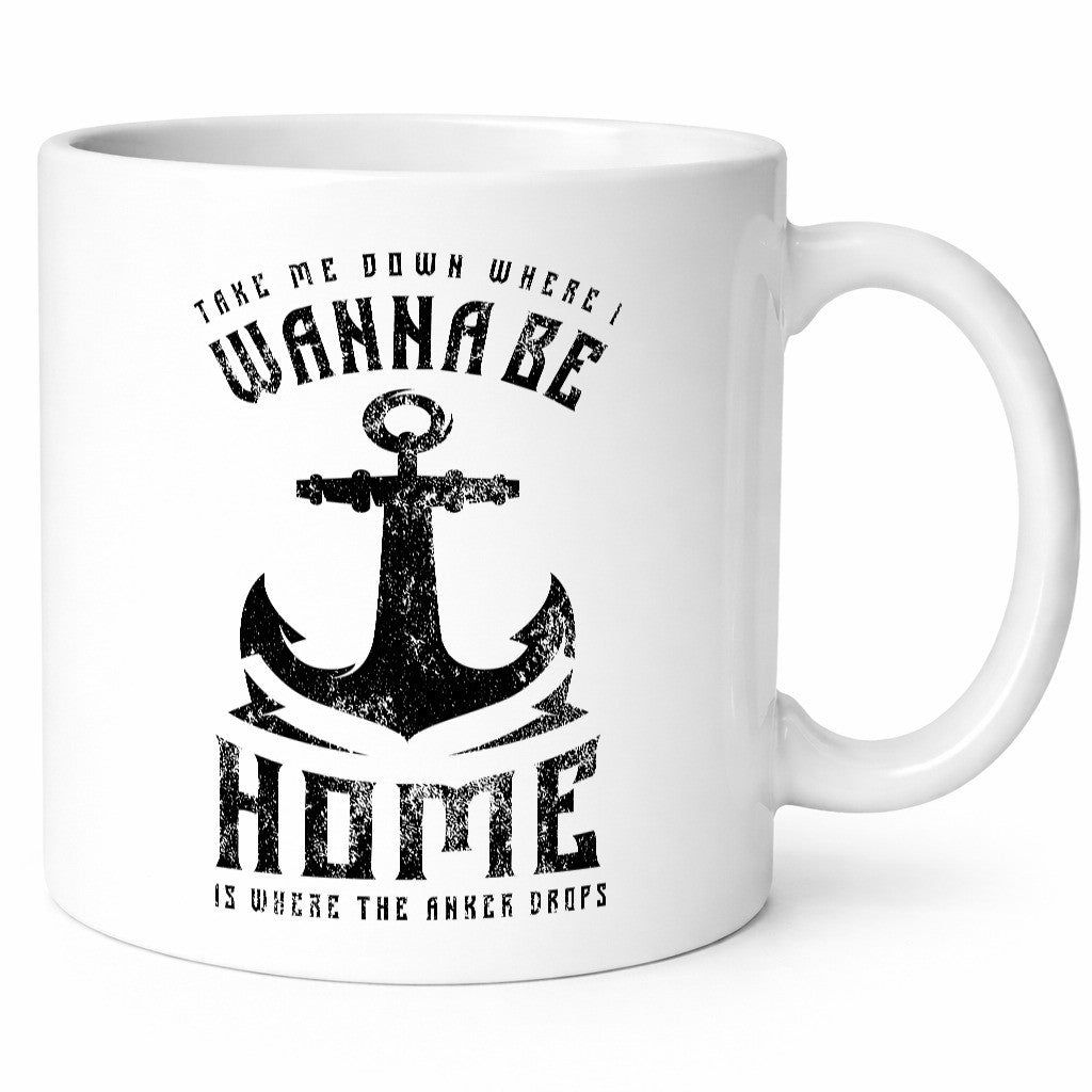 Bring mich da hin, wo ich sein will - Anker werfen lustiger Spruch Geschenk