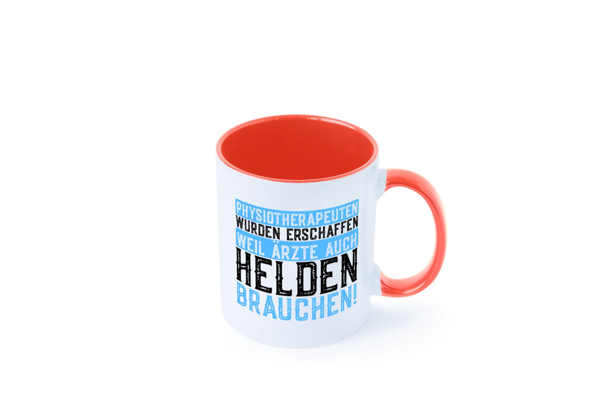 Physiotherapeut | Helden Therapeutin lustiger Spruch Humor Geschenkidee Tasse