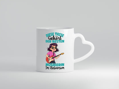 Im Universum: Musikerin | Musik Musikantin lustig Humor Geschenkidee Geschenk
