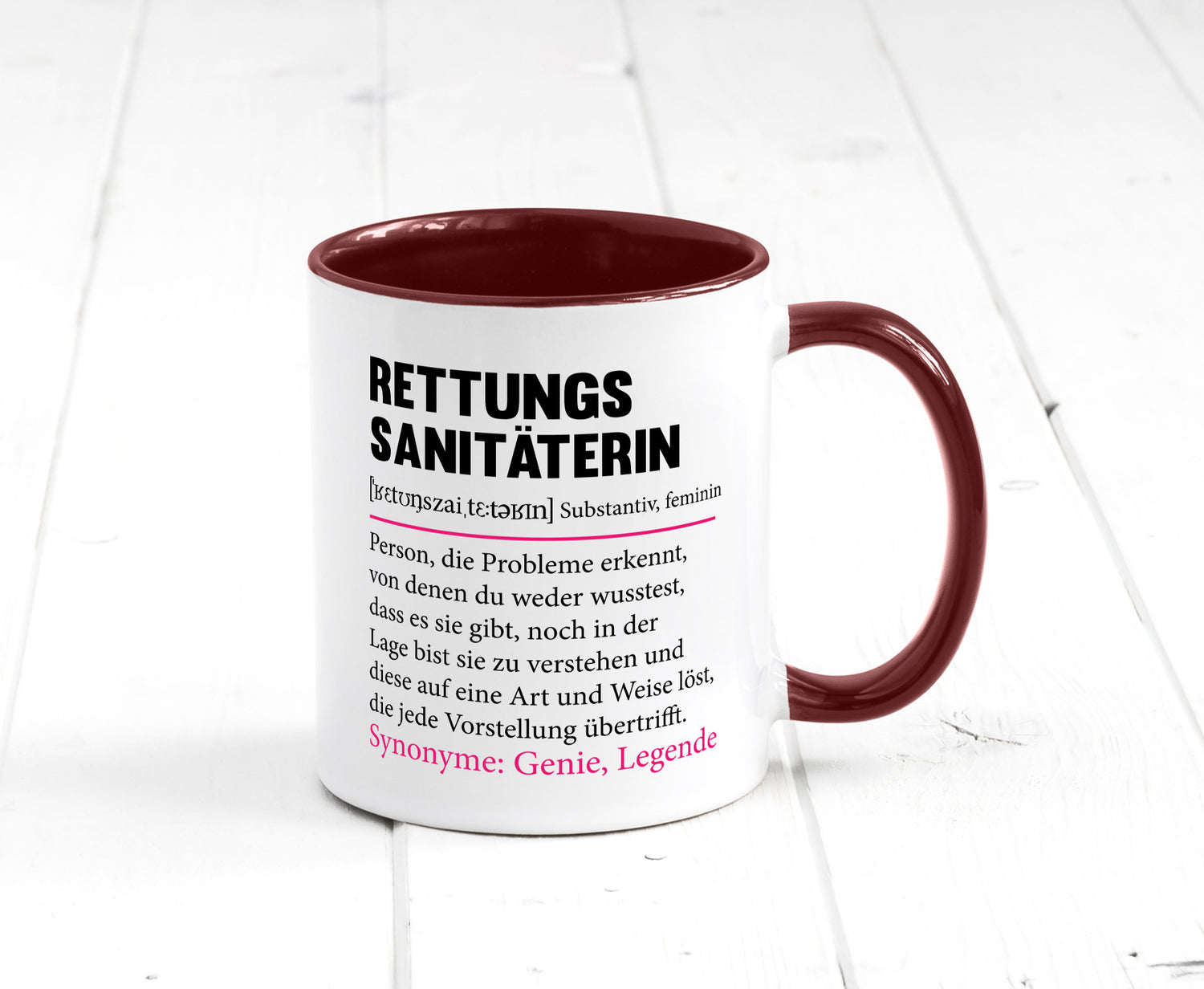 Rettungssanitäterin | Beruf Sanitäter Spruch v2 Humor Arbeit Kollegen Büro