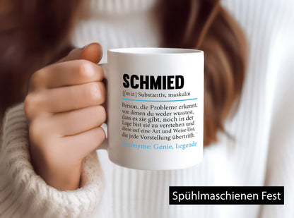 Schmied | Spruch Beruf schmieden lustig v2 Geschenk Arbeit Kollegen Büro