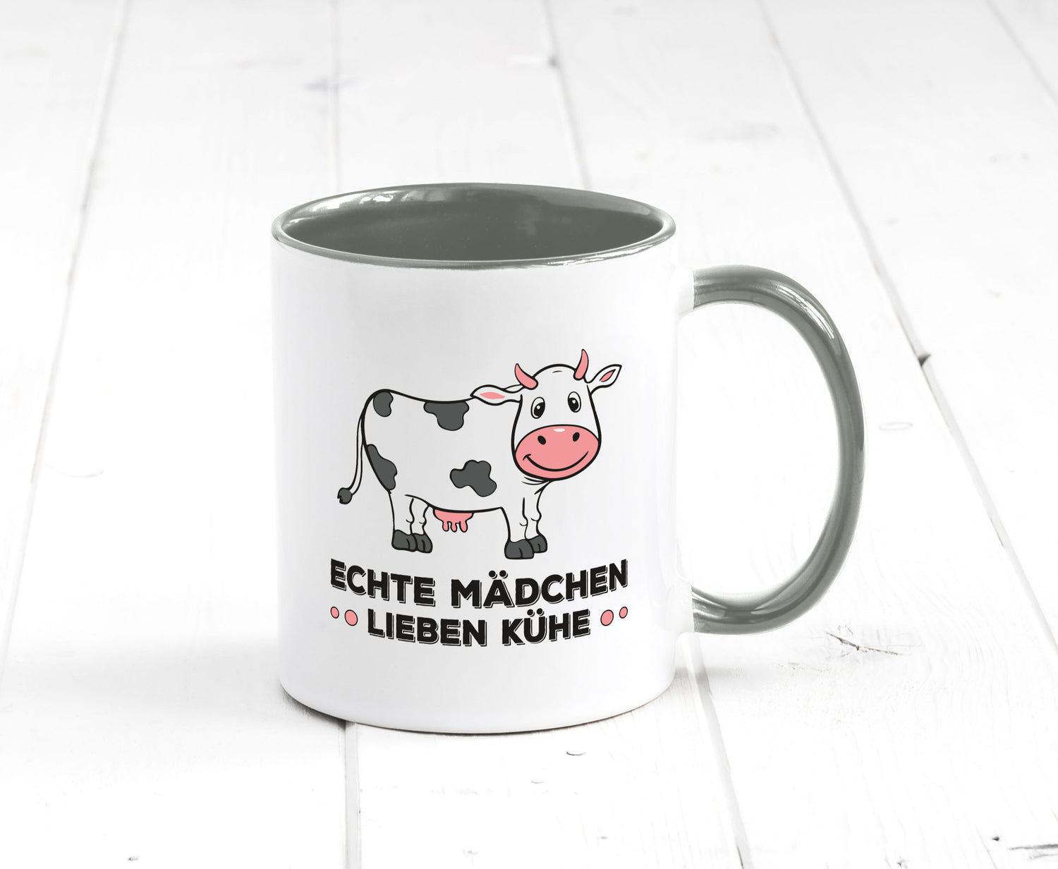 Echte mädchen lieben Kühe | Farm Farmer Bauer lustiger Spruch Geschenk Humor