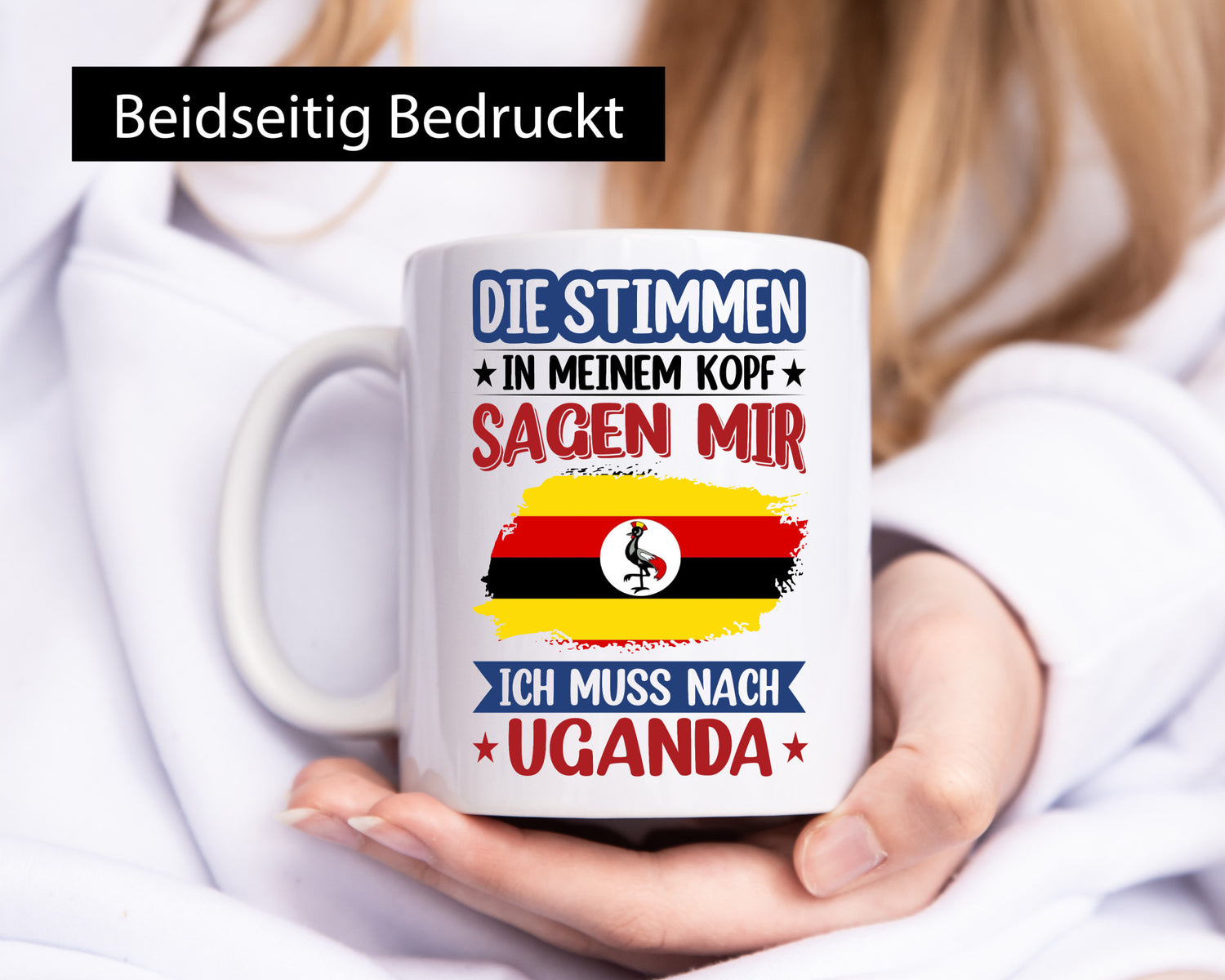 Uganda | Urlaub Stimmen in meinem Kopf Traumland v2 lustig Humor Geschenkidee