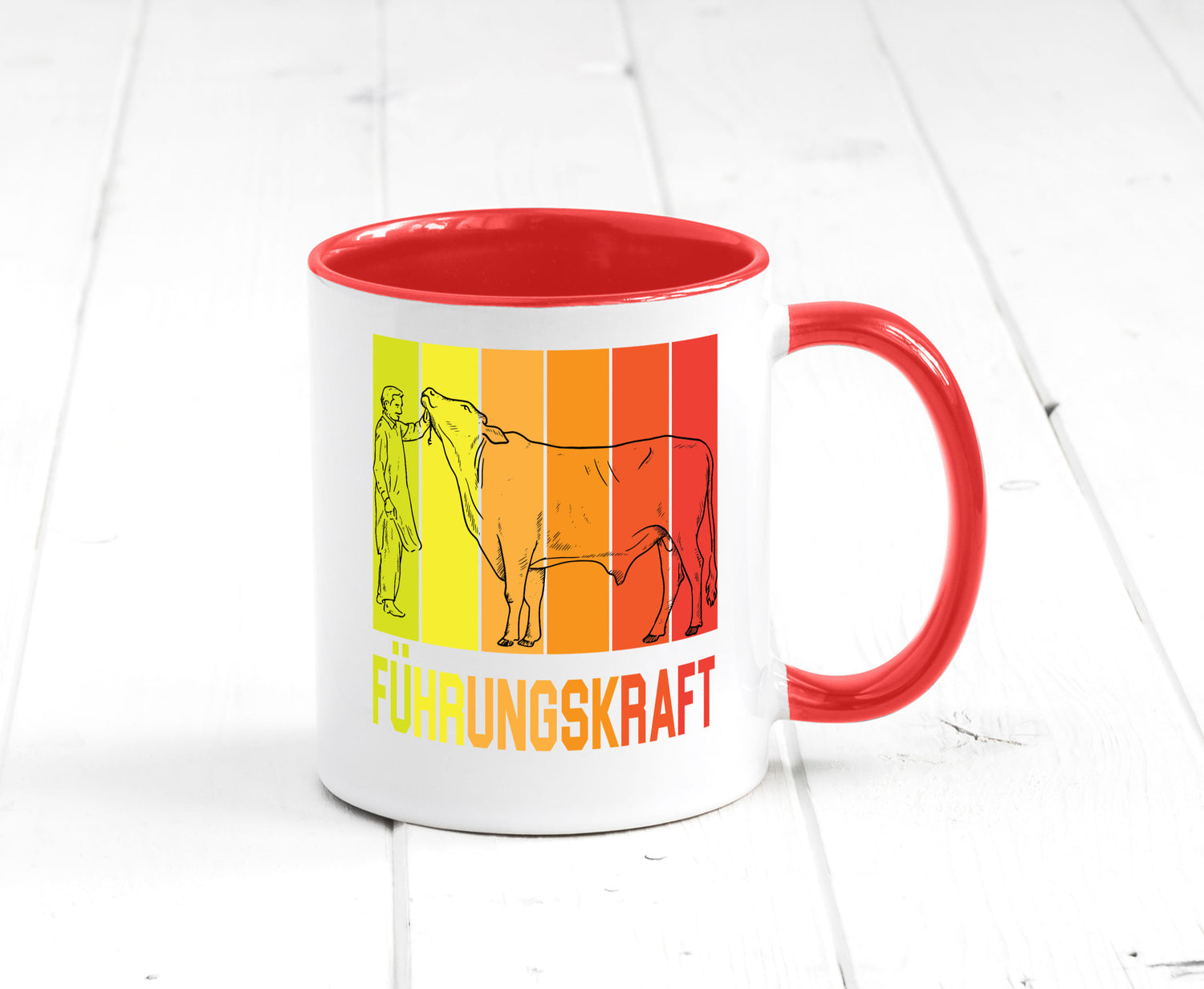Führungskraft | Farmer Bauernhof lustig Humor Geschenkidee Geschenk Tasse