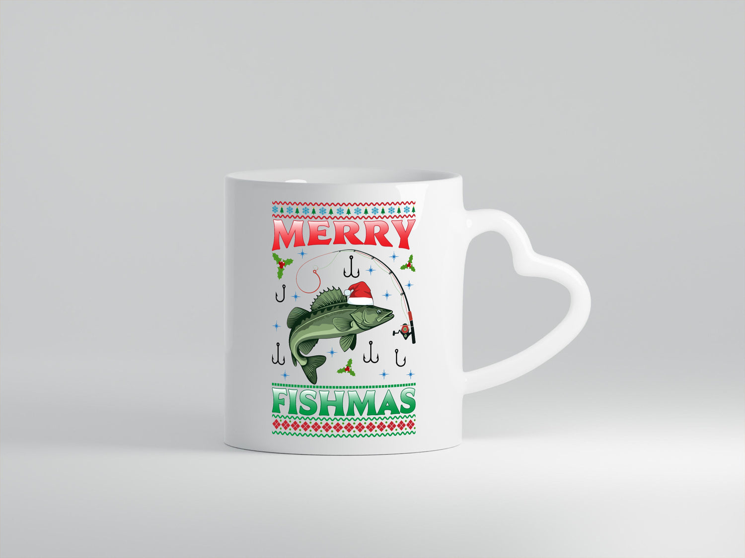 Merry Fishmas | Ugly Christmas Angler Angeln lustiger Spruch Geschenk Humor