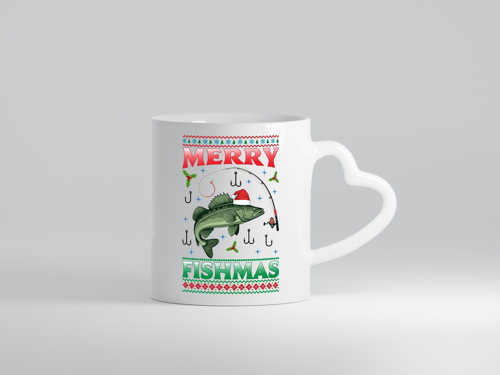 Merry Fishmas | Ugly Christmas Angler Angeln lustiger Spruch Geschenk Humor