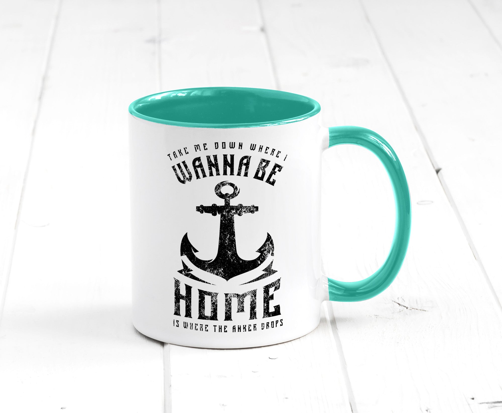 Bring mich da hin, wo ich sein will - Anker werfen lustiger Spruch Geschenk