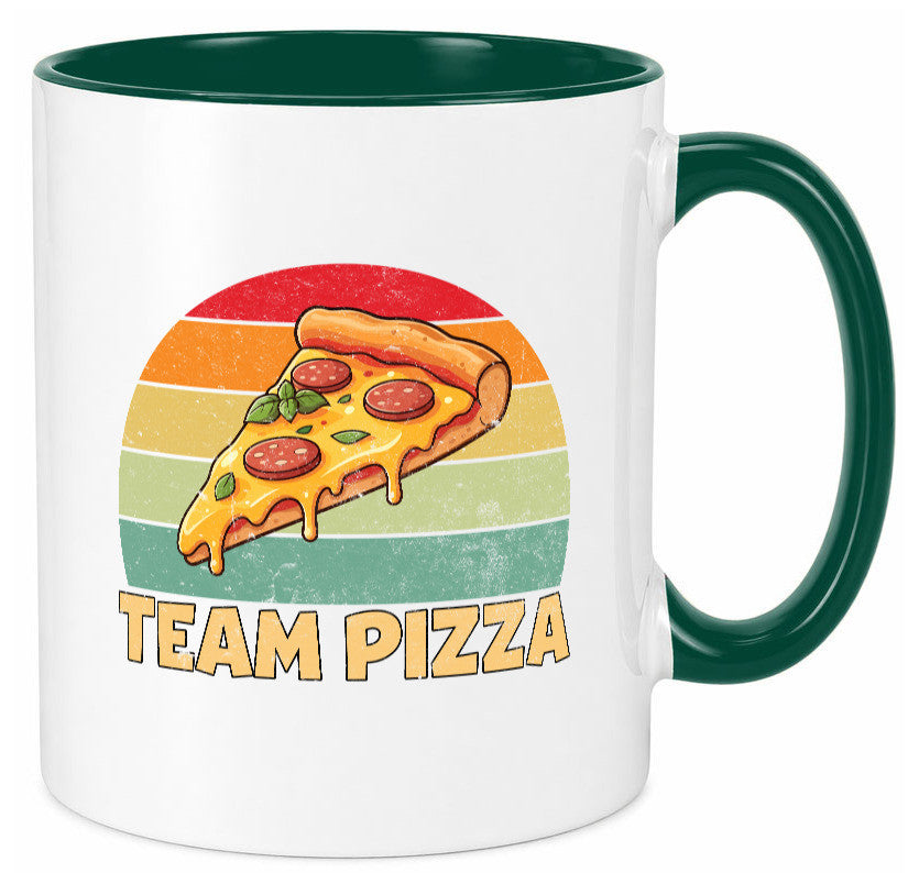 Team Pizza | Pizzaliebhaber Lover v2 Geschenkidee Humor Tasse
