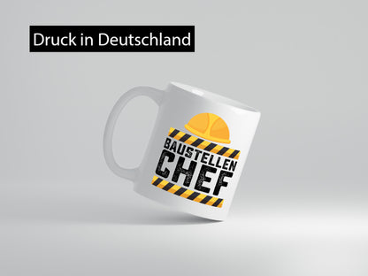 Baustellen Chef | Baustelle Bauherr Bauleiter Geschenkidee Arbeit Kollegen Büro