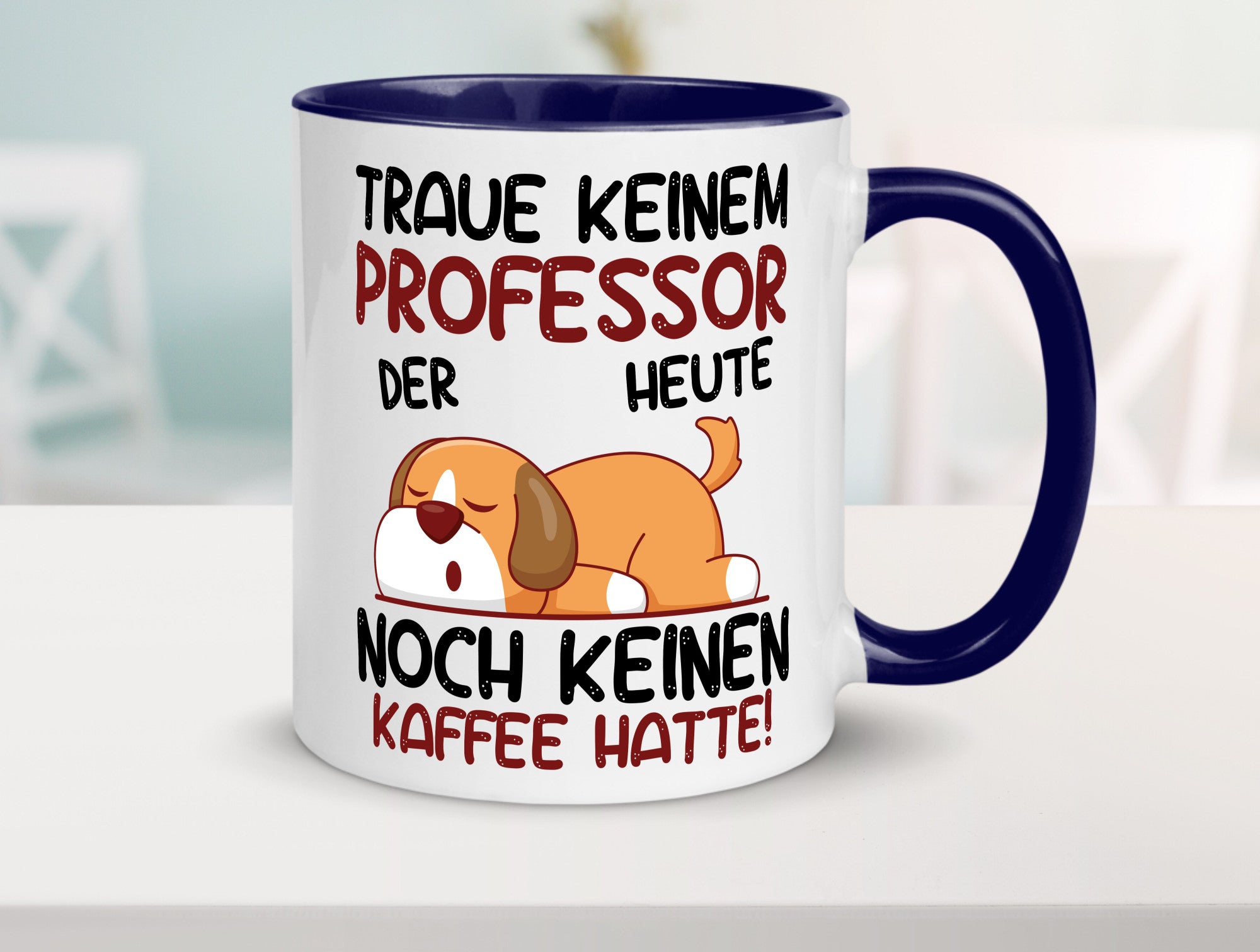 Traue keinem Professor | Uni Universität Geschenkidee Humor Tasse