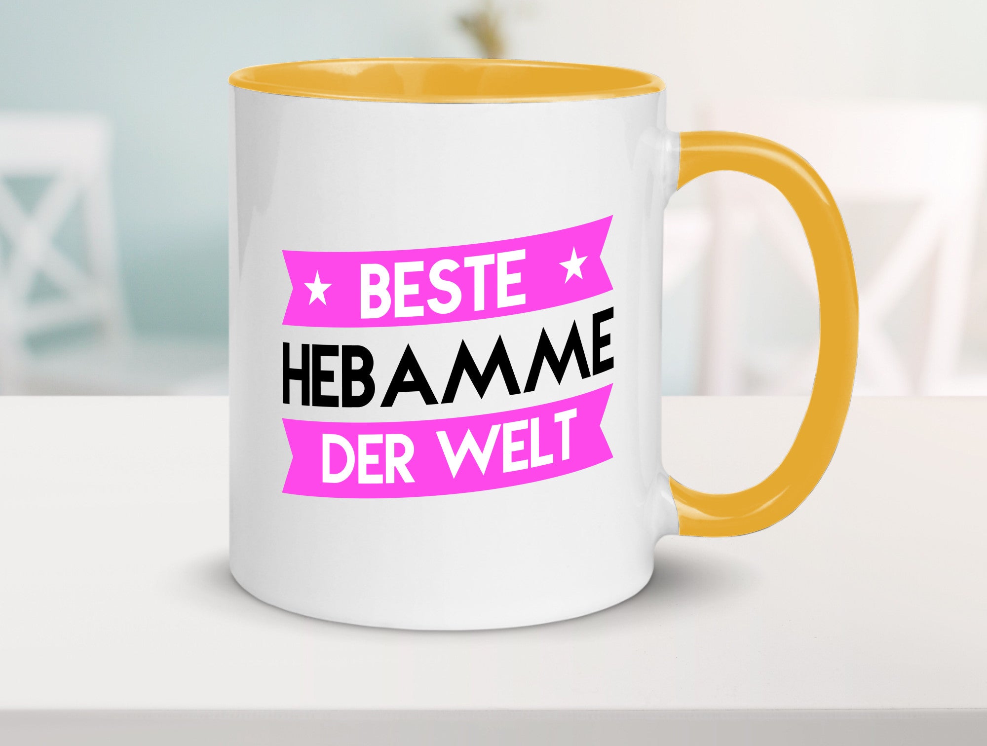 Beste Hebamme | Geburtshilfe lustiger Spruch Geschenk Humor Geschenkidee Tasse