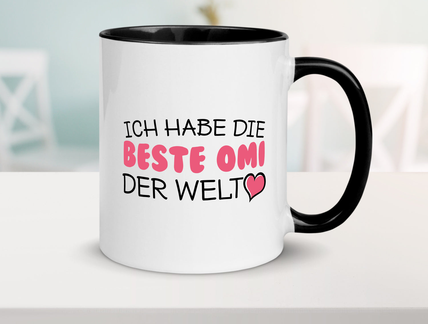 Beste Omi der Welt | Oma Tasse Geburtstag Muttertag lustig Familie Geschenkidee