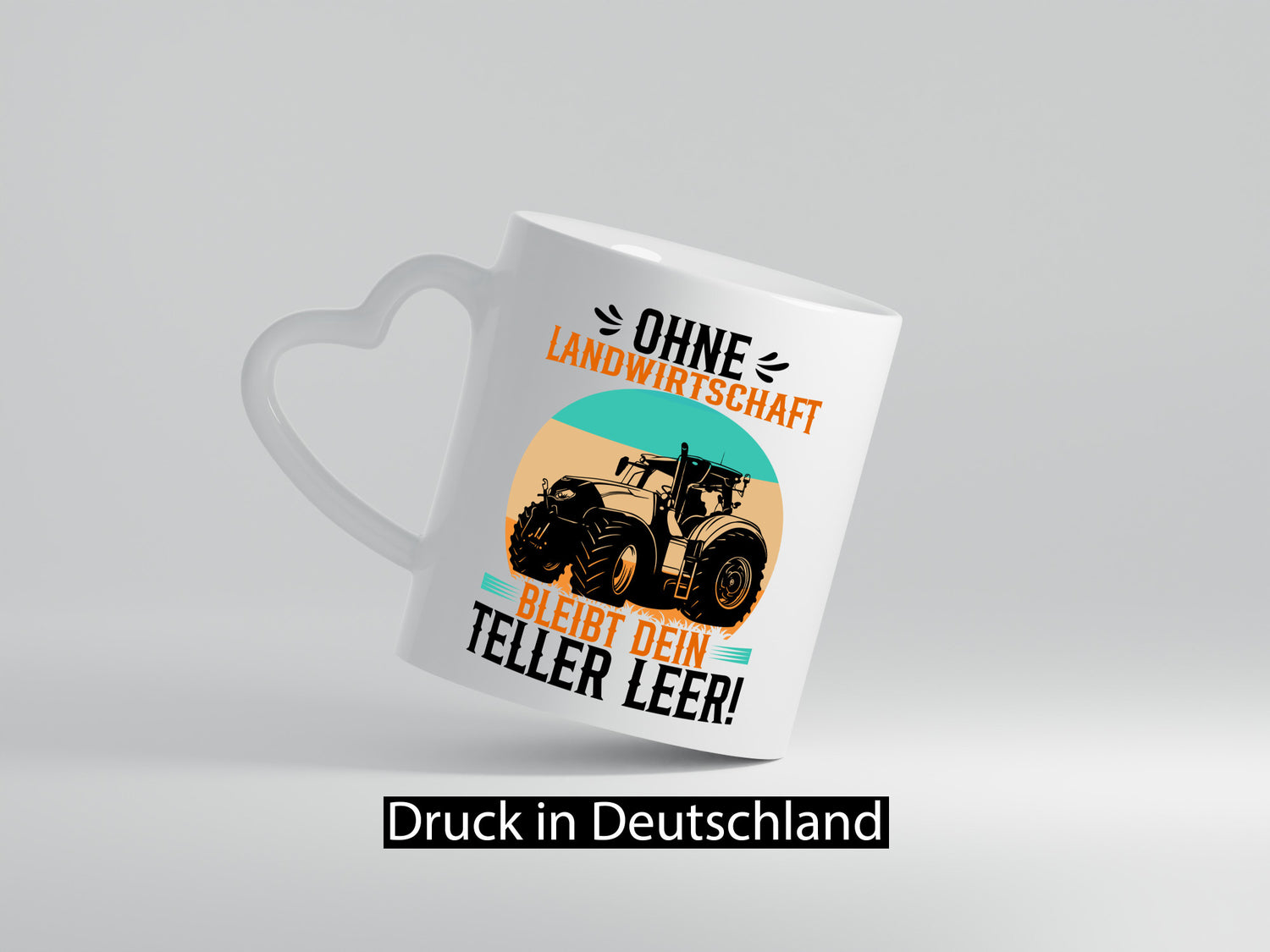 Dein Teller bleibt leer | landwirt Bauer Traktor lustiger Spruch Geschenk Humor