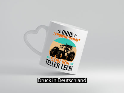 Dein Teller bleibt leer | landwirt Bauer Traktor lustiger Spruch Geschenk Humor