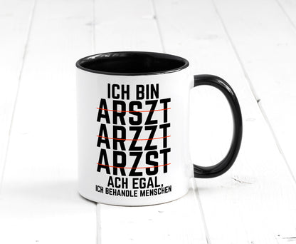 Ich bin Arzt | Rechtschreibung Klinik lustiger Spruch lustig Humor Geschenkidee