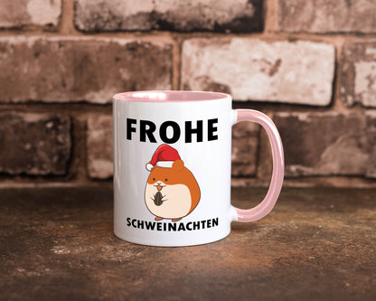 Frohe Schweinachten | Meerschweinchen Weihnachten lustiger Spruch Geschenk