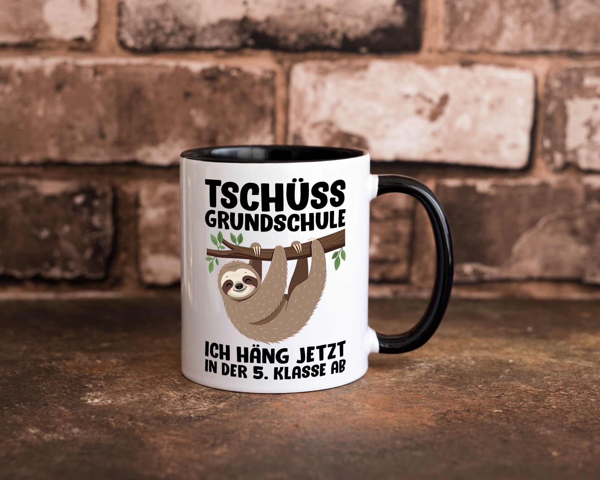 Tschüss Grundschule ich häng jetzt in der 5. Klasse ab Humor Geschenkidee Tasse