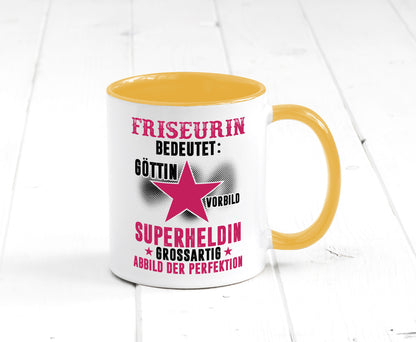 Bedeutung von Friseurin | Friseuse Frisörin lustiger Spruch Geschenk Humor