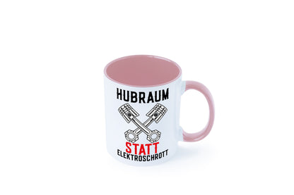 Hubraum statt Elektroschrott | Autofan Verbrennungsmotor Geschenk Humor