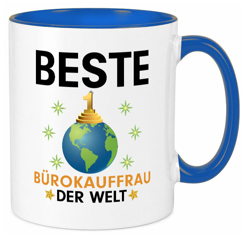 Welt Beste Bürokauffrau | Kauffrau Geschenk Arbeit Kollegen Büro lustiger