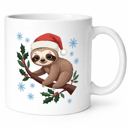 Faultier | Frohe Weihnachten Faul santa Geschenkidee Tierliebhaber Humor Tasse