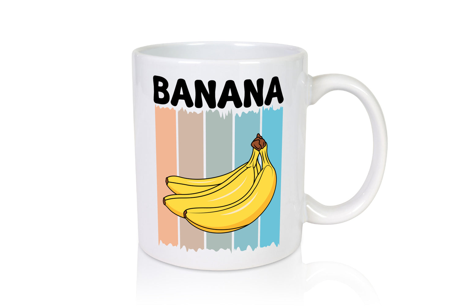 Retro Banana | Bannane Frucht Geschenk Humor Geschenkidee lustiger Spruch Tasse