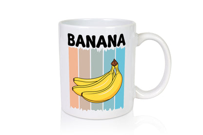 Retro Banana | Bannane Frucht Geschenk Humor Geschenkidee lustiger Spruch Tasse