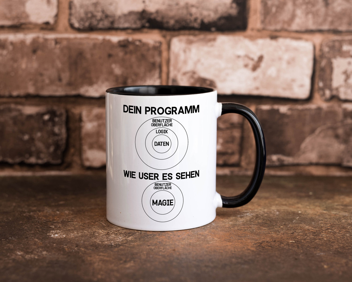 Wie User dein Programm sehen | Programmierer Magie Witz Geschenkidee Humor Tasse