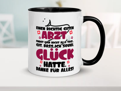 Richtig guter Arzt | Dankeschön Tasse Ãrzte Spruch vl1 Humor Geschenkidee
