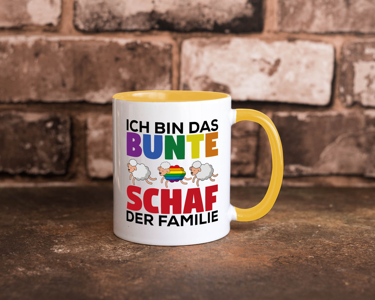 LGBTQ+ Tasse | Buntes Schaf Regenbogen Humor Geschenkidee