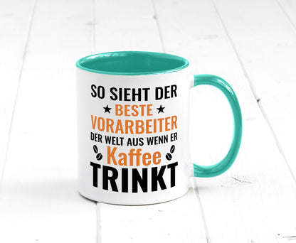Kaffee trinkt: Vorarbeiter | Kollege Teamleiter Geschenk Arbeit Kollegen Büro