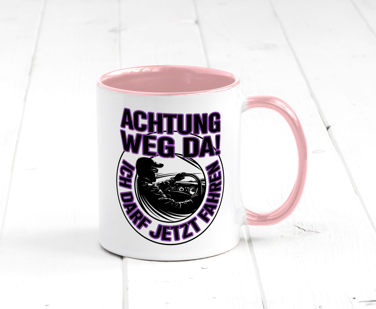 Achtung weg da ich darf jetzt Fahren | Führerschein lustig Humor Geschenkidee