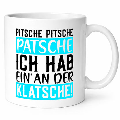 Pitsche Patsche | Verrückt lustiger Spruch Büro Arbeit Geschenkidee Kollegen